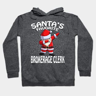 Santas Favorite Brokerage Clerk Christmas Hoodie